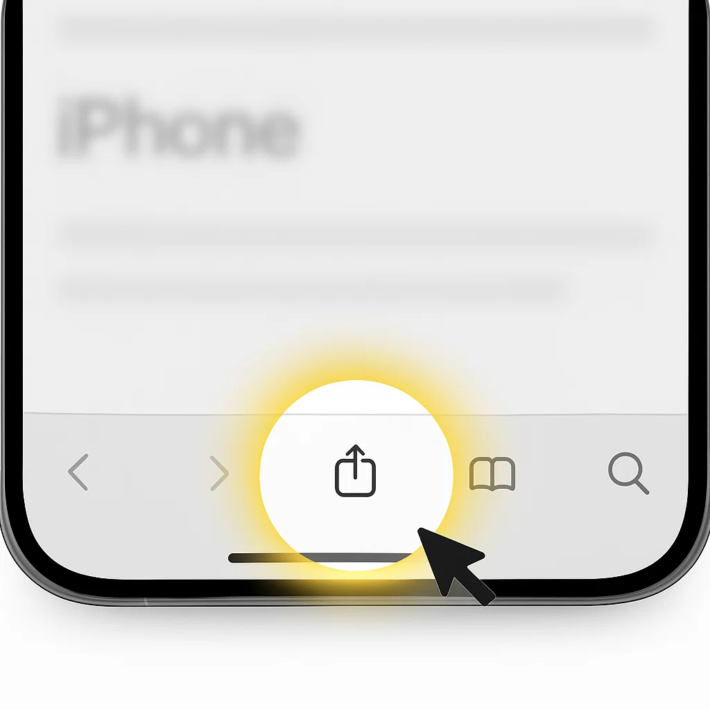 Anleitung Schritt 1 für iOS